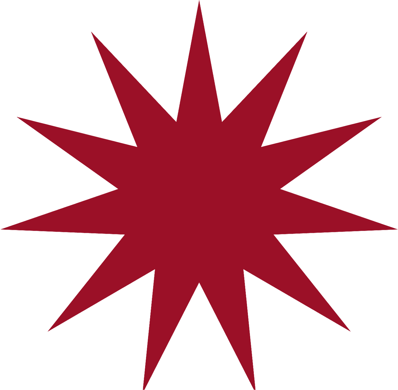 Estrela Vermelha Cortada na Metade de Fundo