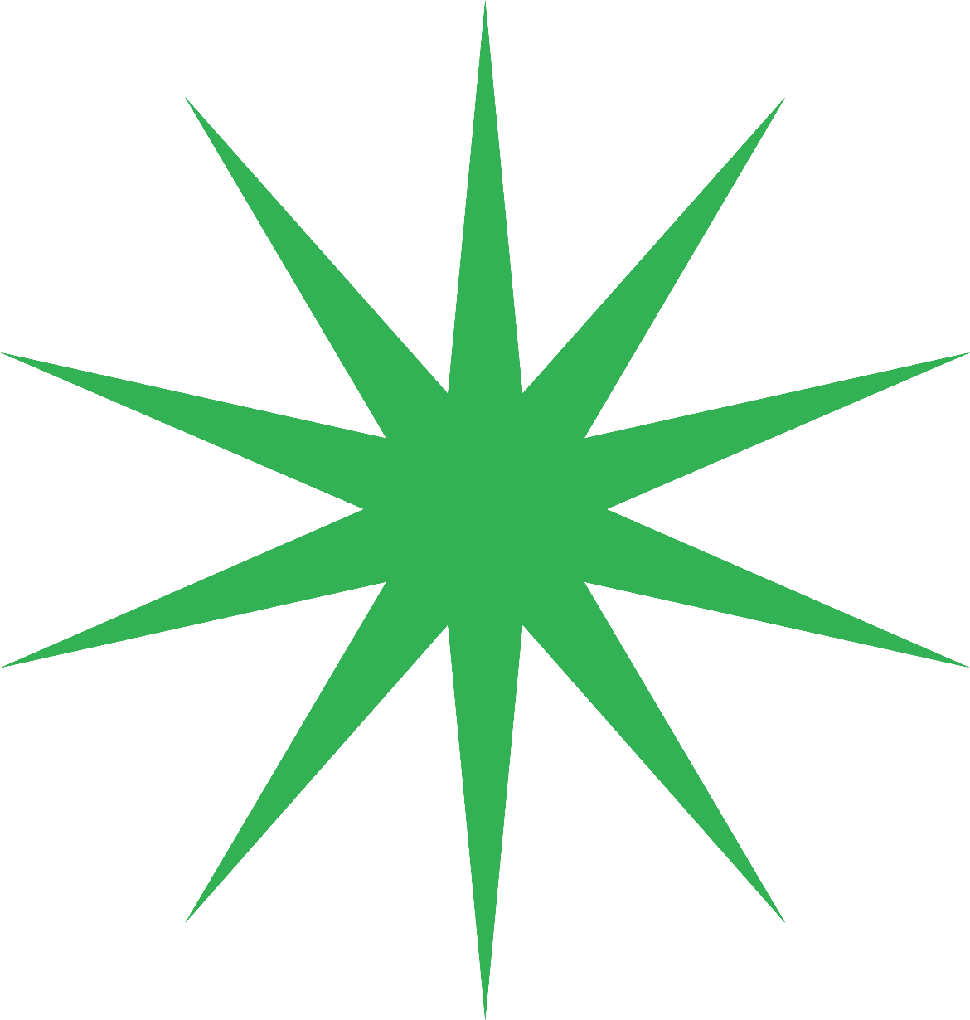 Estrela Verde de Fundo